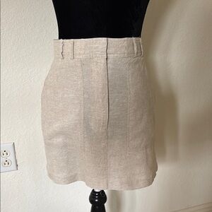 Stylish Beige Mini Skirt for Women